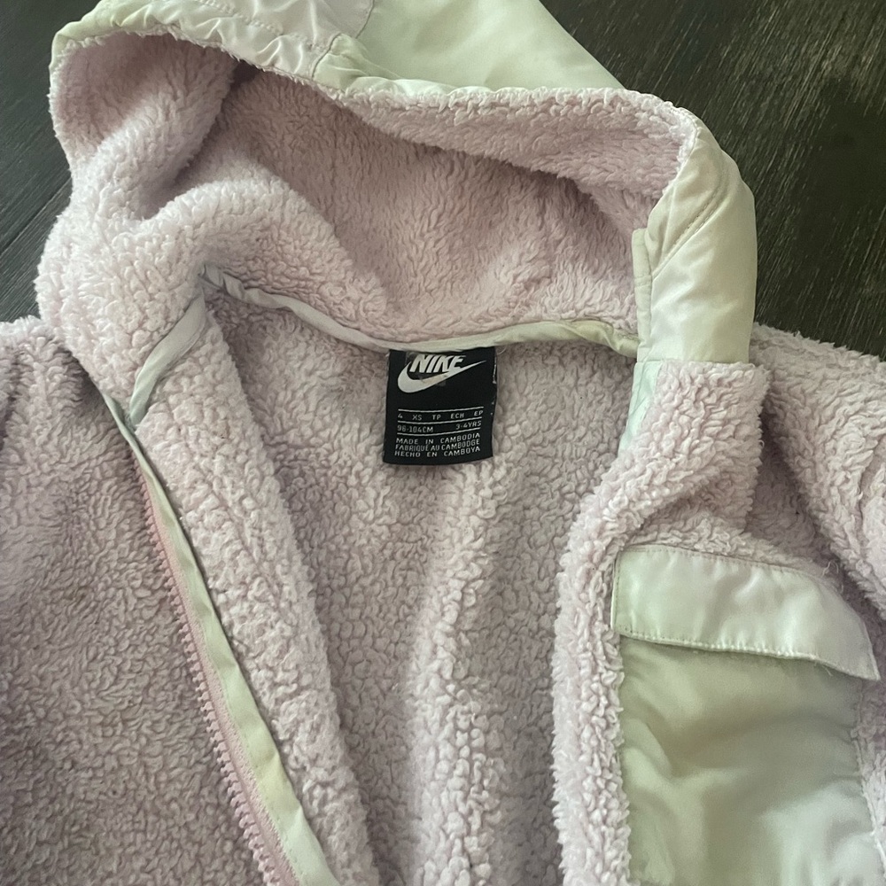 Nike Soft Pink Fleece Hoodie
